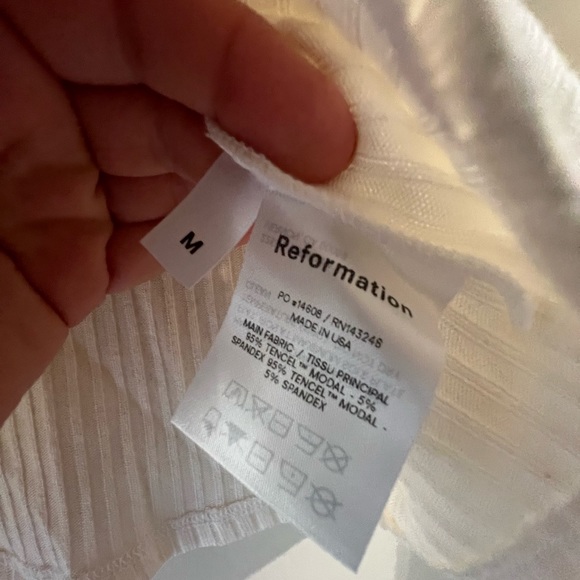 Reformation Gellar Knit Top M - Picture 8 of 11